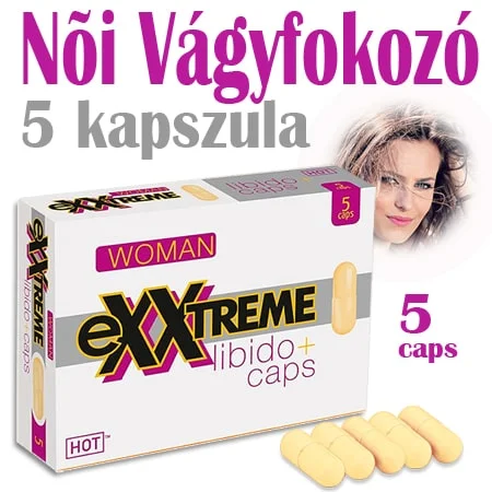 Exxtreme Libido * 5 kapszulás - Női vágyfokozó - 1 doboz