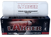 LARGER - pénisznövelő és stimuláló/potencianövelő krém - 75ml - 3 doboz