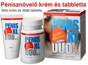 Penis XL Duo pénisznövelő krém és tabletta