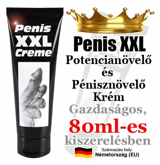 Penis XXL potencianövelő és pénisznövelő krém 80ml